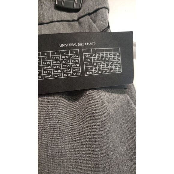 11 Honore Destiny High Waisted Tapered Trouser Sz 16 Dress Pants Grey NWT - Picture 6 of 9